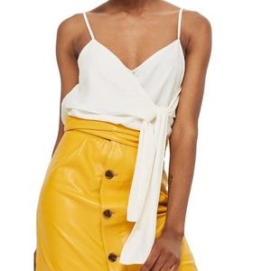 TopShop Ivory Wrap Tank